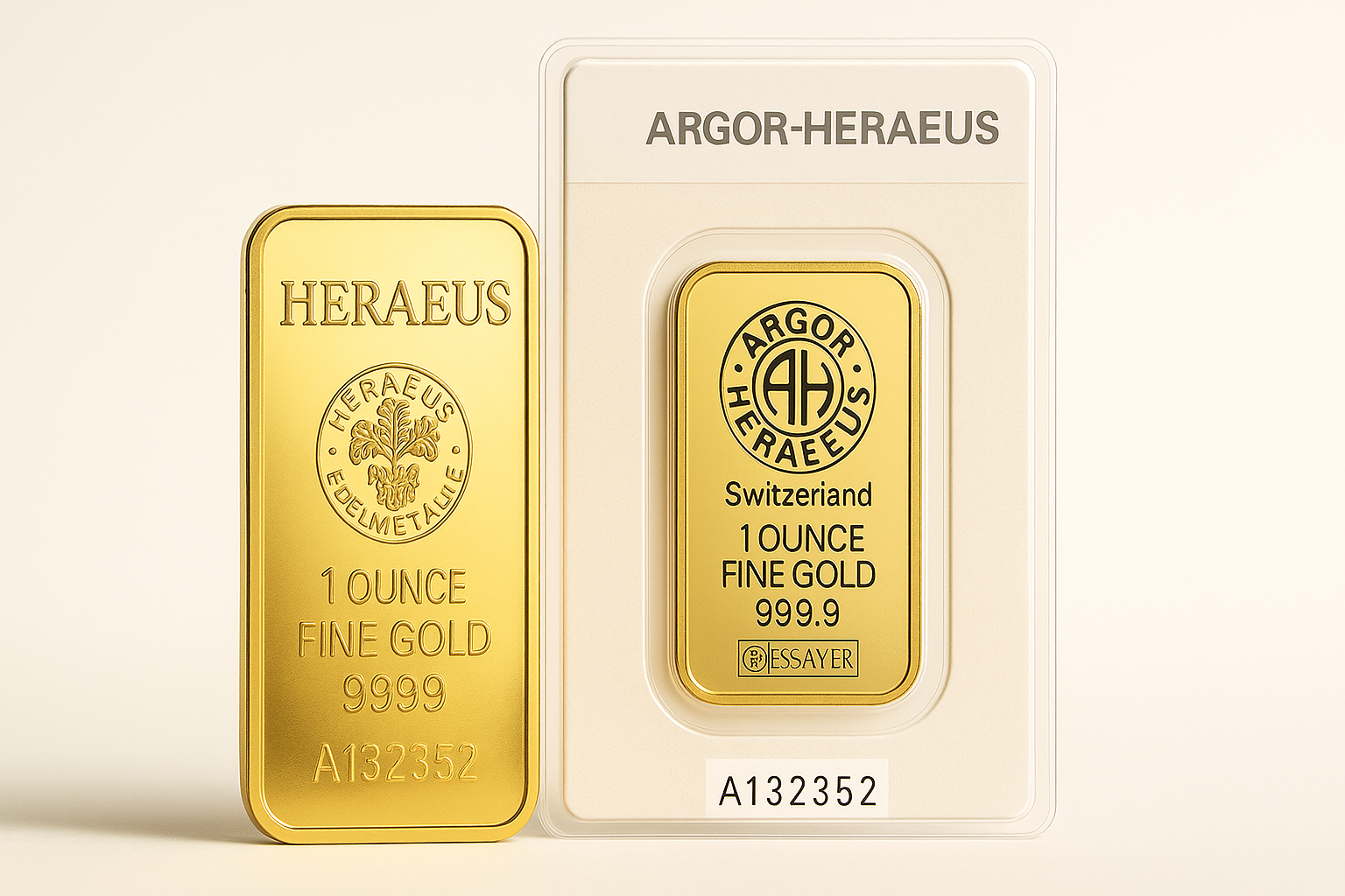 Heraeus vs. Argor-Heraeus: Unveiling the Names Behind Your Gold Bars
