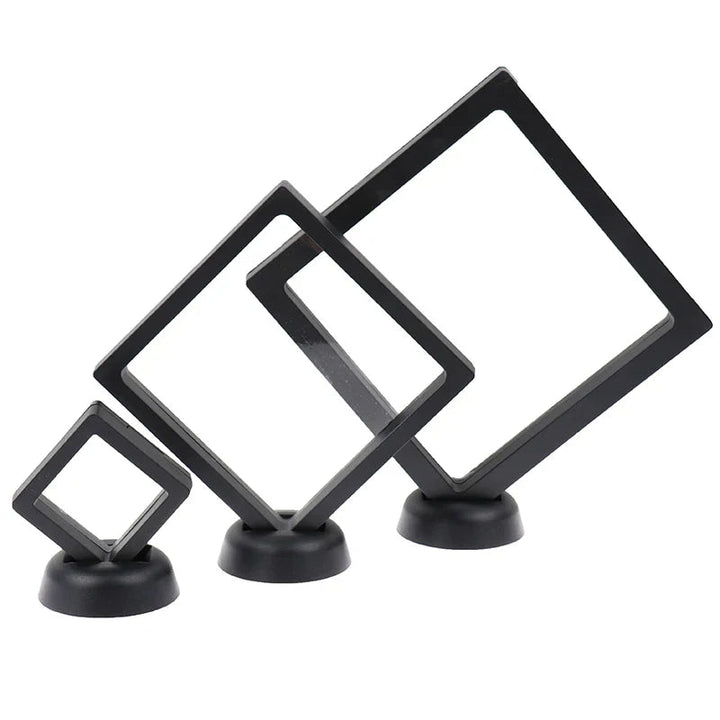 Floating Display Box–Durable Frame with Transparent Film
