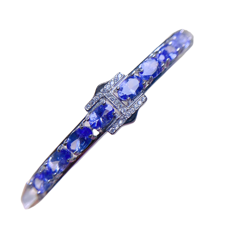 Classic Natural Tanzanite Bracelet