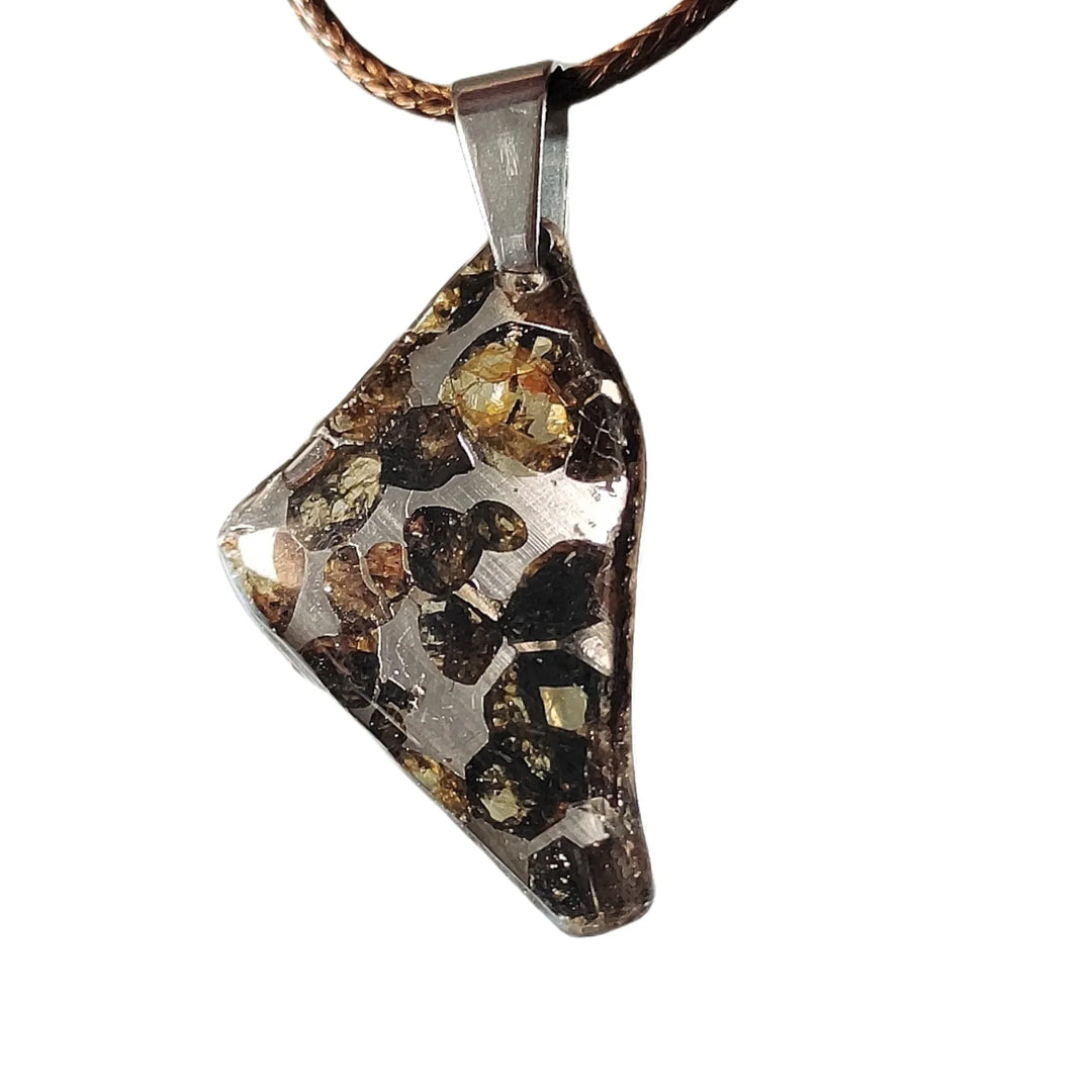 Seymchan Pallasite Meteorite Pendant