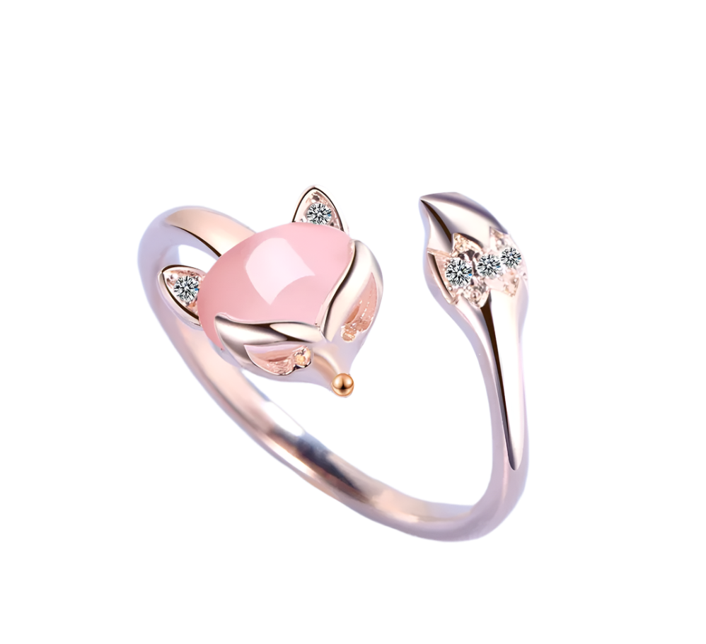 Adjustable Cute animal Rings