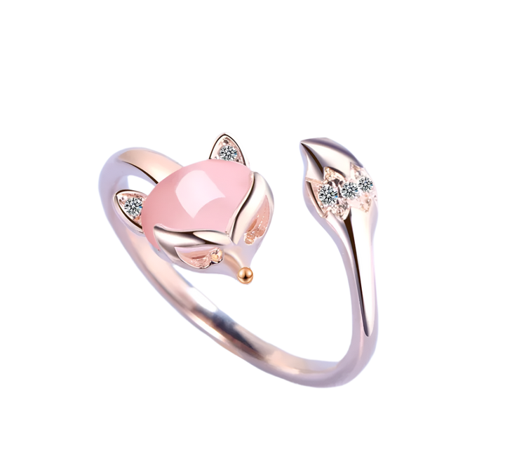 Adjustable Cute animal Rings