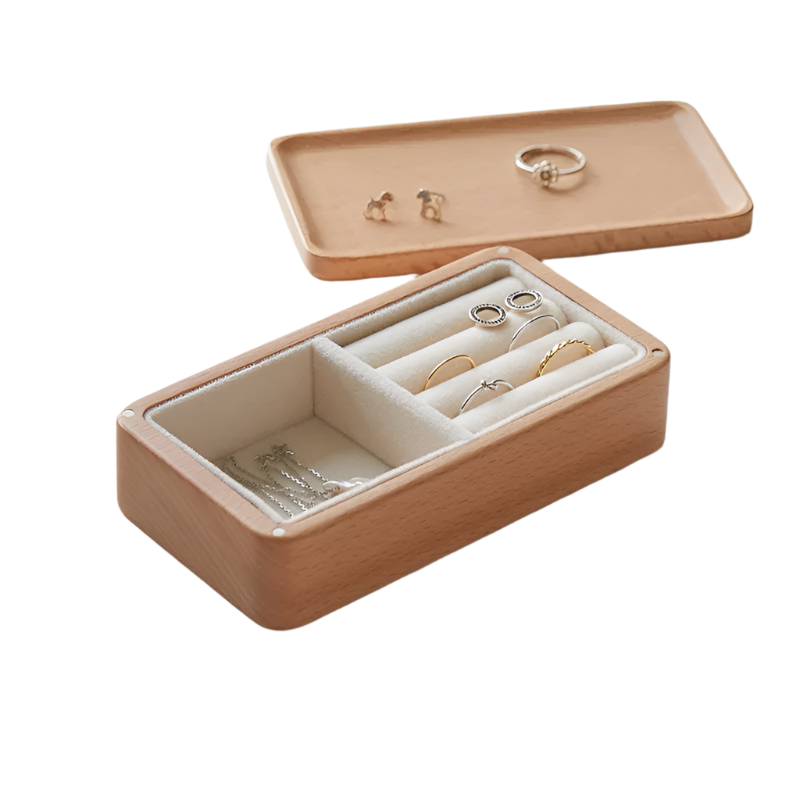Elegant Wooden Jewelry Storage Box