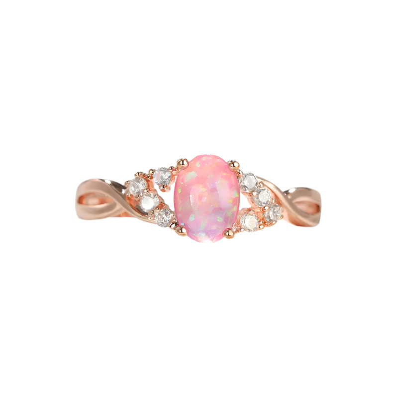 Elegant Oval Gemstone Ring