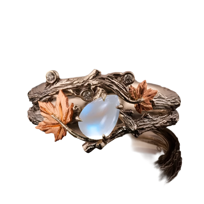 Vintage-Inspired Nature Ring