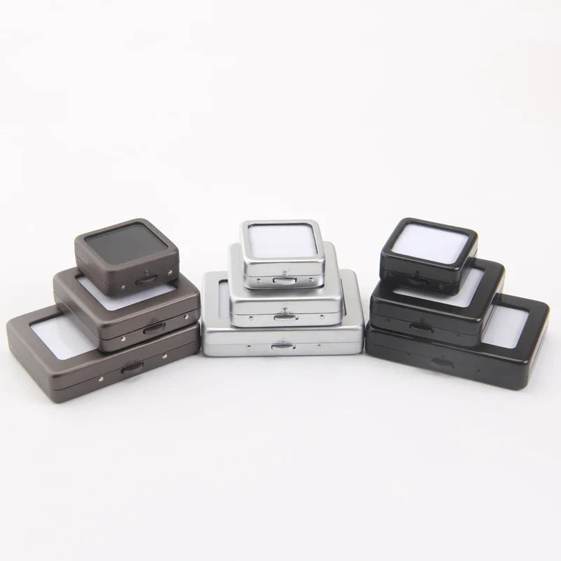 Padded Interior And Acrylic Viewing Window - Metal Gem Storage