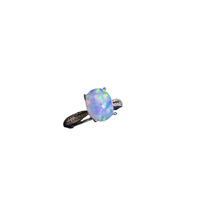 Platinum-Plated Silver Ring