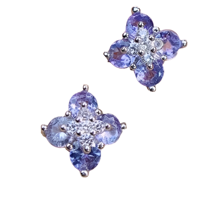 Tanzanite plum Earrings