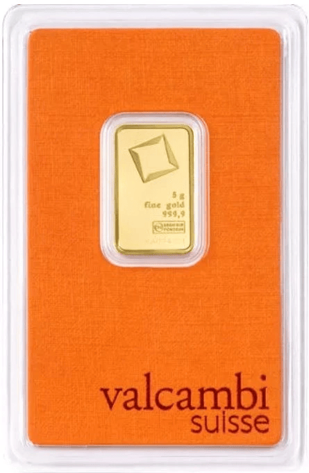 Valcambi Gold Bar - Various sizes