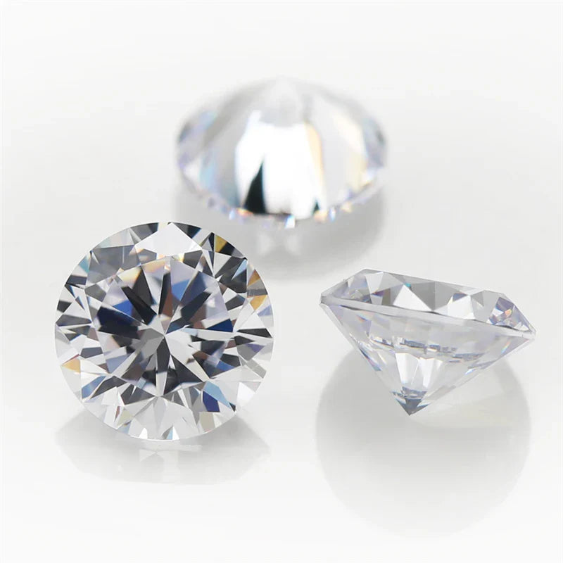 Brilliant cut Cubic Zirkonia - Lab grown - Bulk