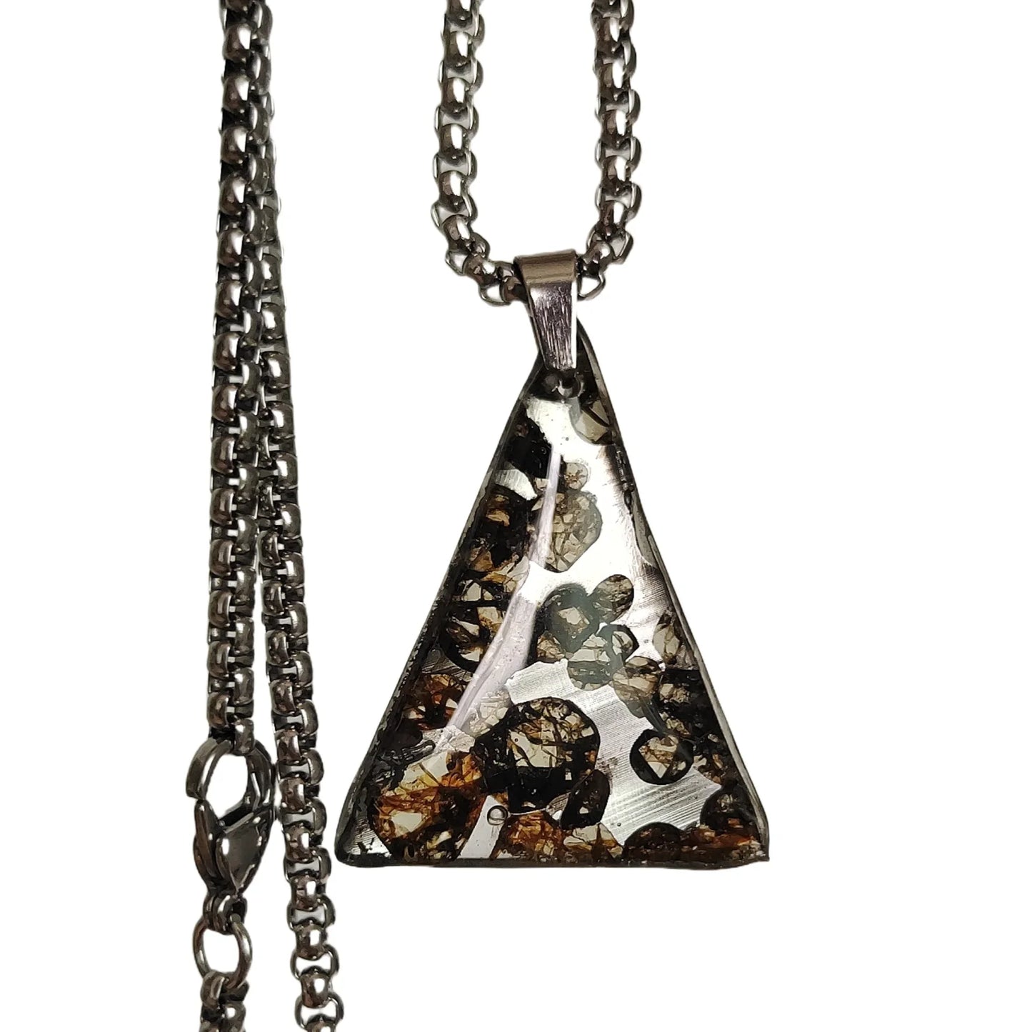 Seymchan Pallasite Meteorite Pendant