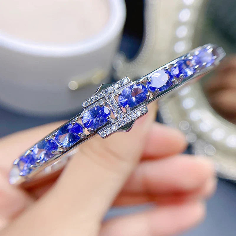 Classic Natural Tanzanite Bracelet