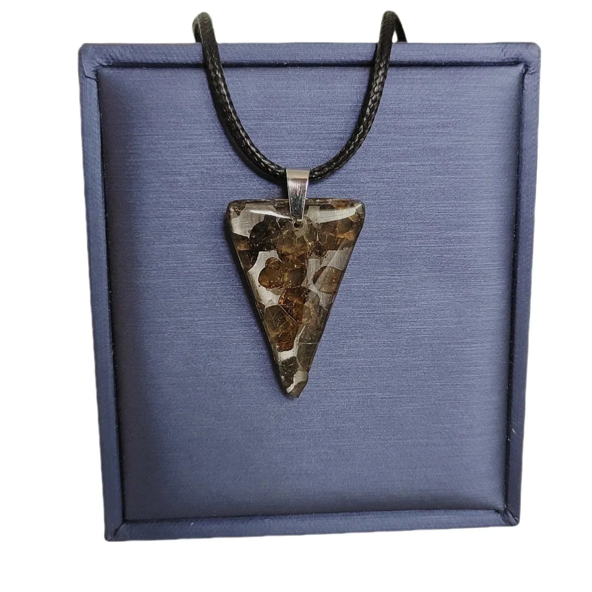 3.1g Seymchan Pallasite Meteorite Pendant For Men