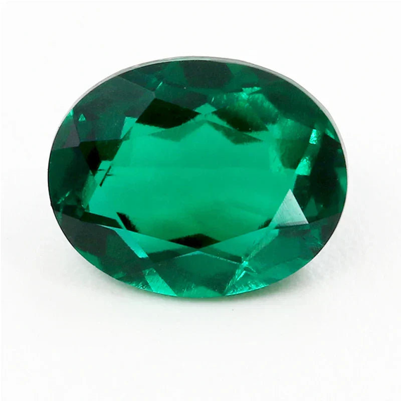 Colombian Emerald Oval Cut Lab Grown