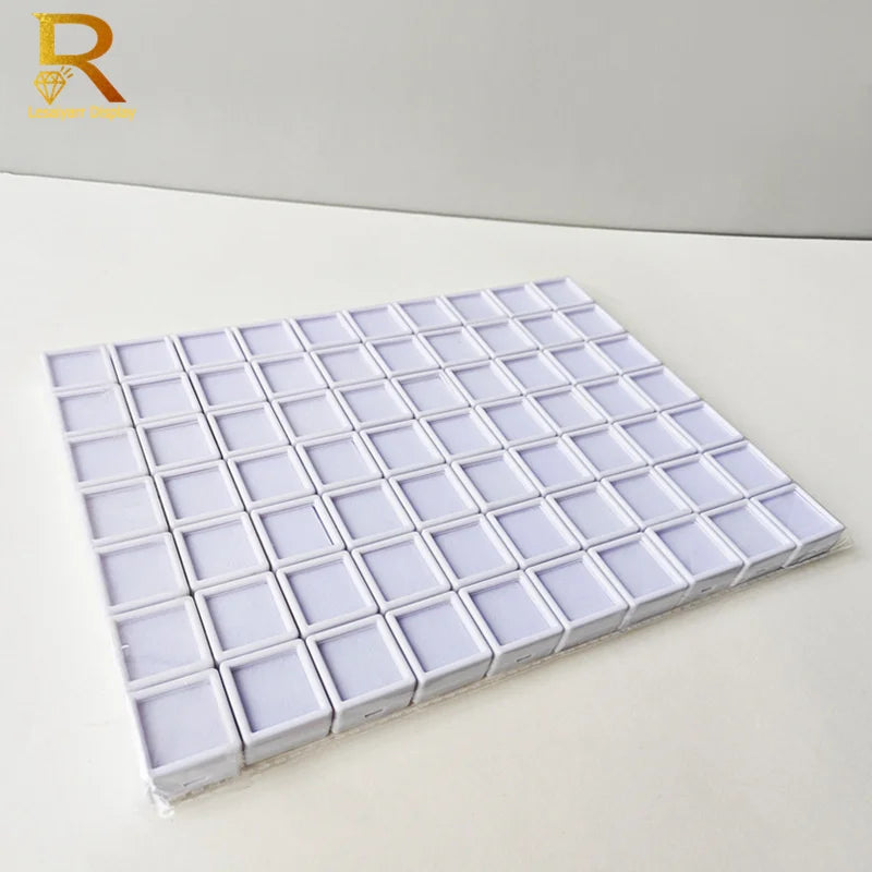 70-pack Transparent Gem Display Boxes