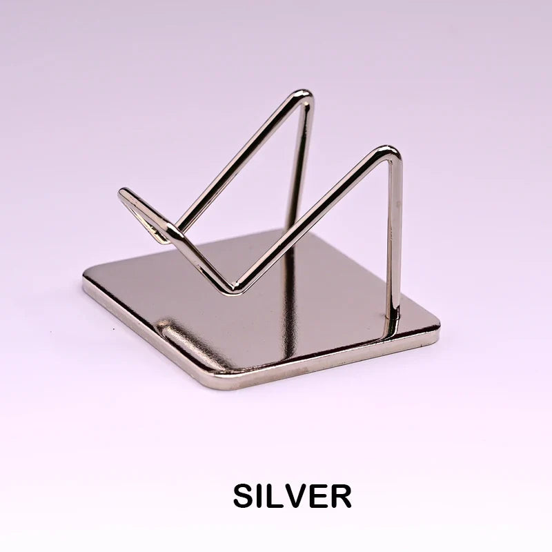 Sleek Stainless Steel Display Stand