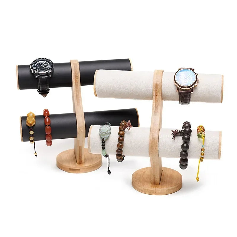 Elegant Bamboo Bracelet Display Stand