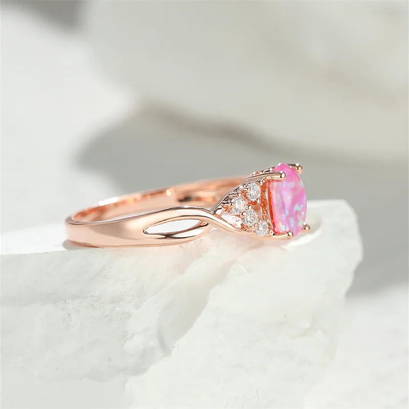 Elegant Oval Gemstone Ring