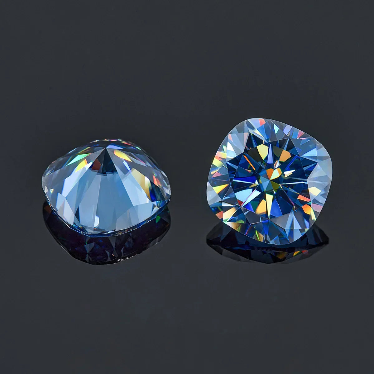 Royal Blue Moissanite- Collection - Lab Grown