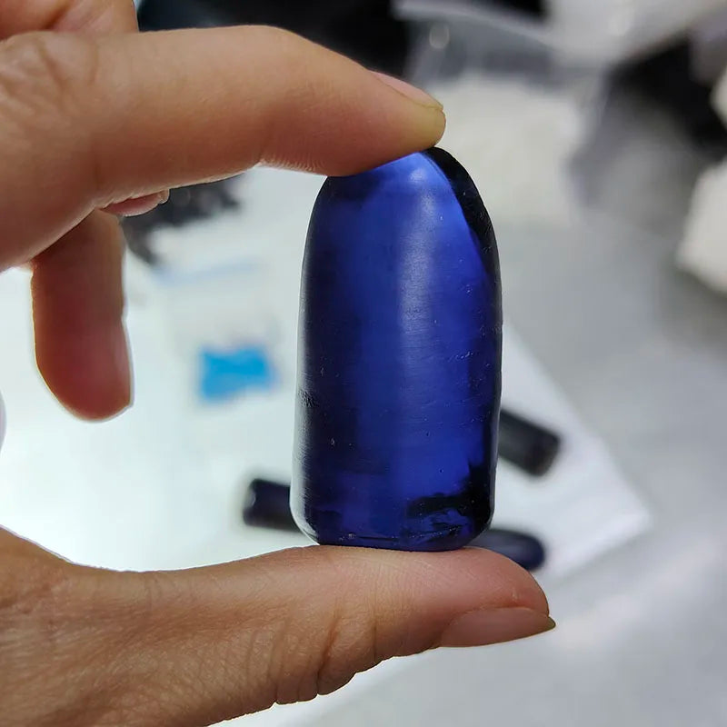 Blue Corundum - Lab grown - Uncut