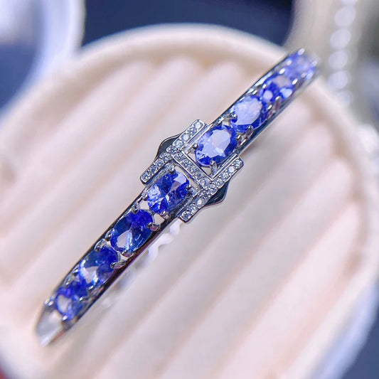 Classic Natural Tanzanite Bracelet