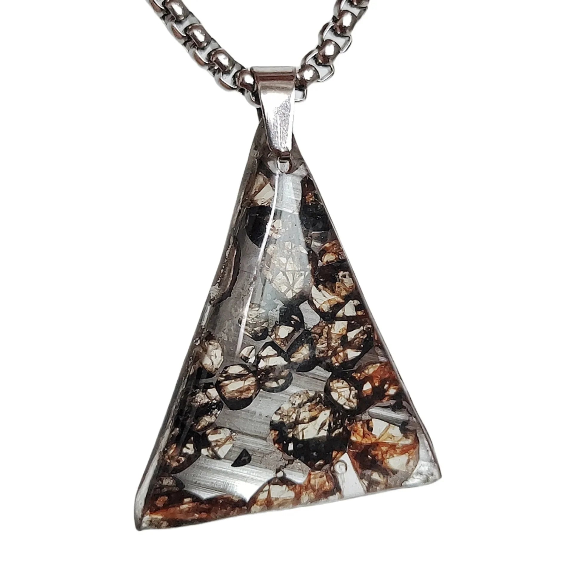 Seymchan Pallasite Meteorite Pendant