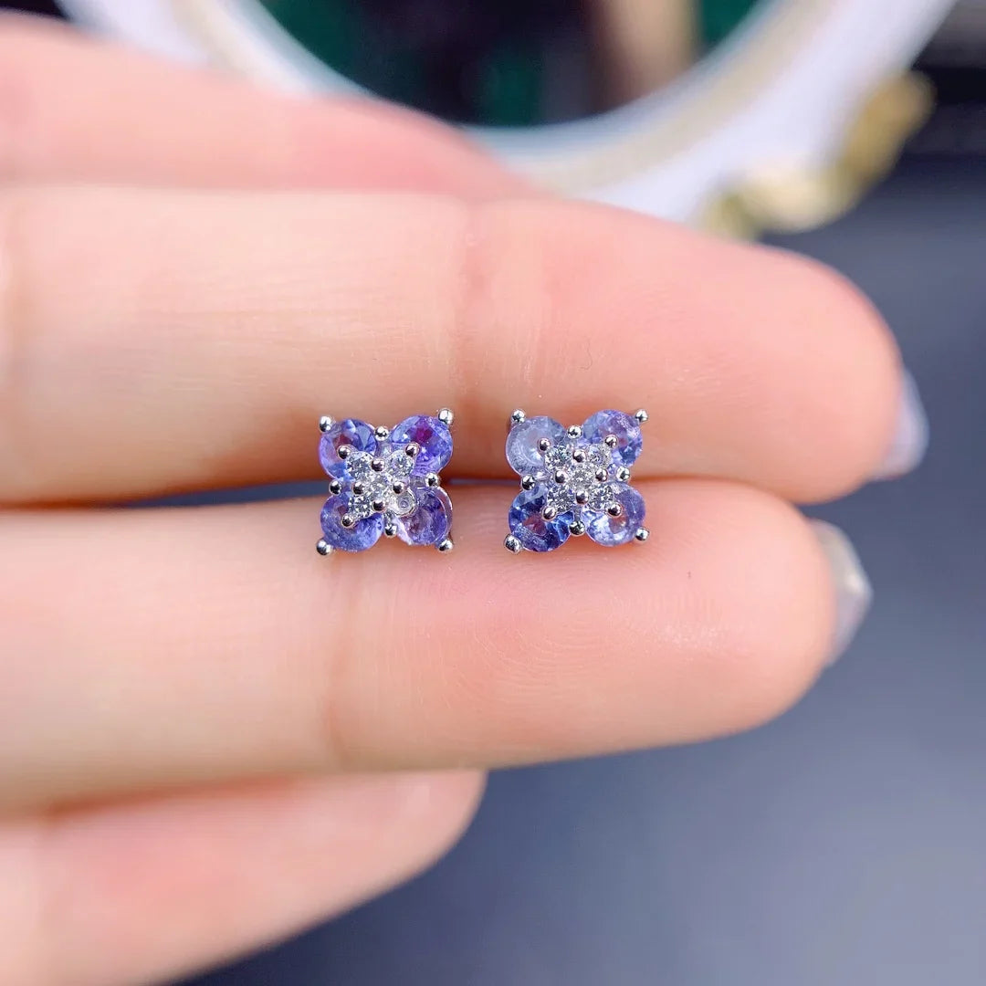 Tanzanite plum Earrings