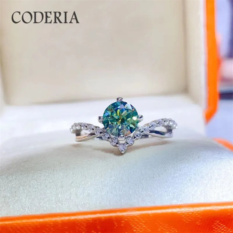 Dazzling 1-Carat Moissanite Ring