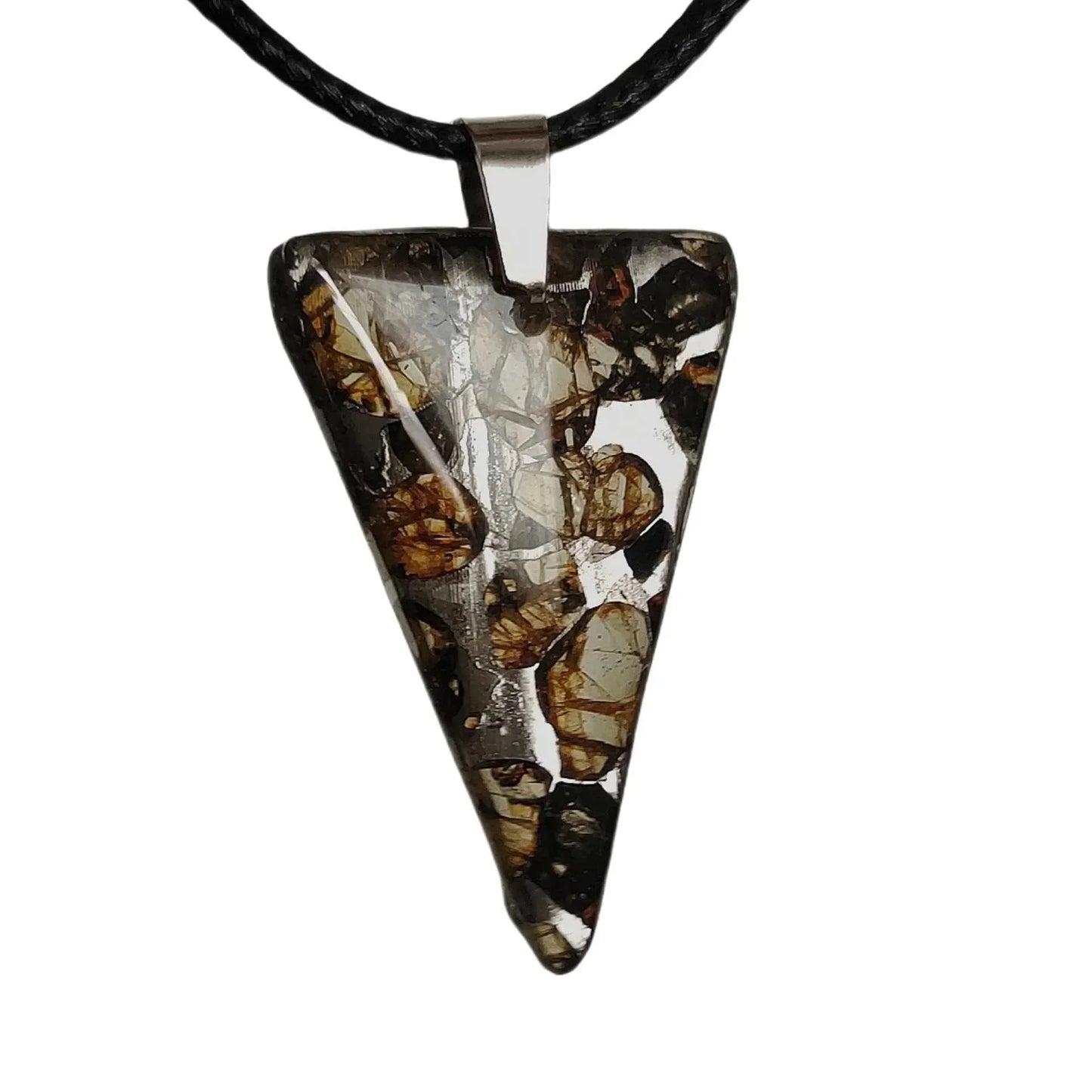 3.1g Seymchan Pallasite Meteorite Pendant For Men