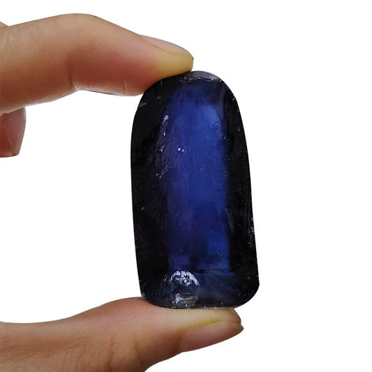 Blue Corundum - Lab grown - Uncut