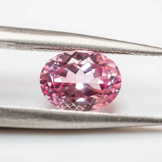 Pink Sapphire–Exquisitely Oval-Cut