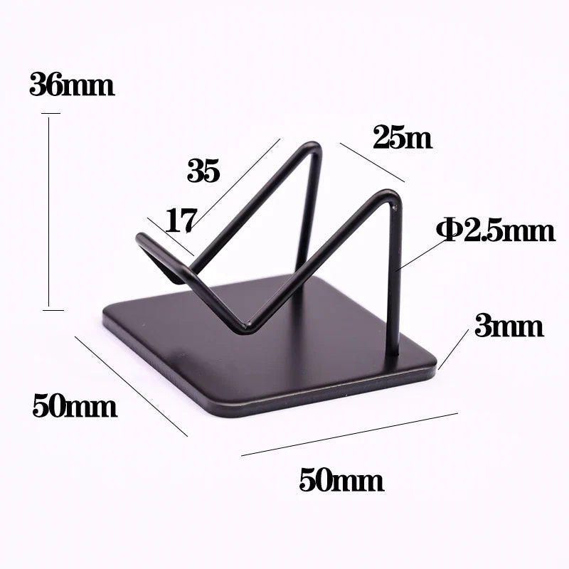 Sleek Stainless Steel Display Stand