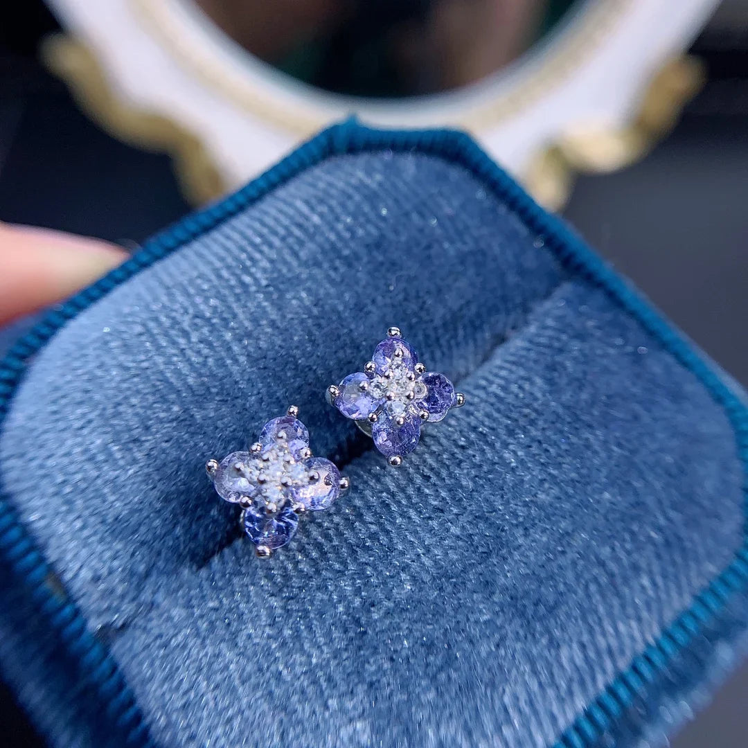 Tanzanite plum Earrings