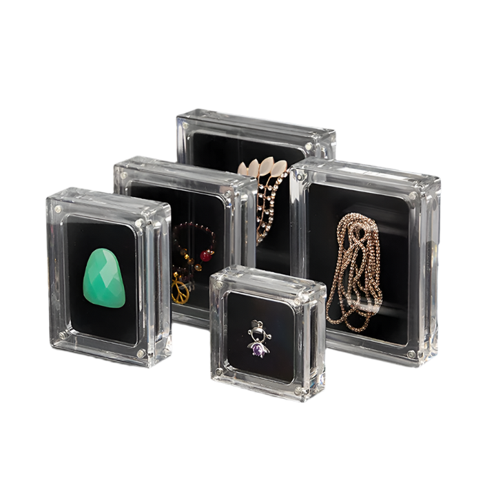 Acrylic Jewelry and Gemstone Display Stands