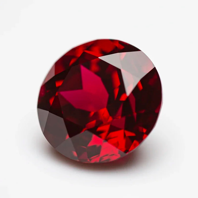 Pigeon Blood Red Ruby - Round Cut - Lab Grown