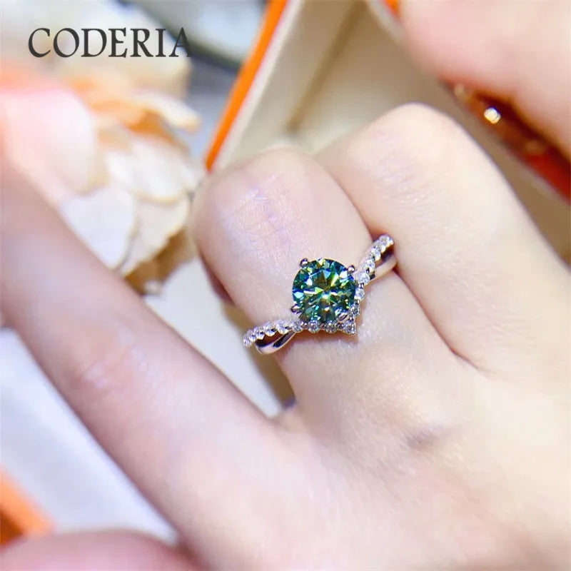 Dazzling 1-Carat Moissanite Ring