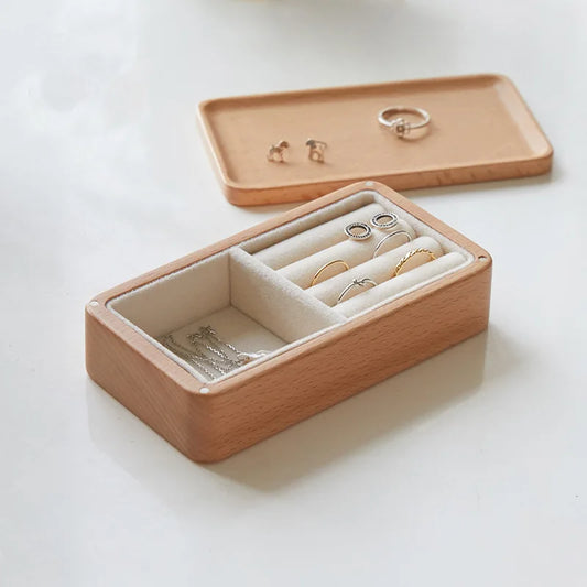 Elegant Wooden Jewelry Storage Box