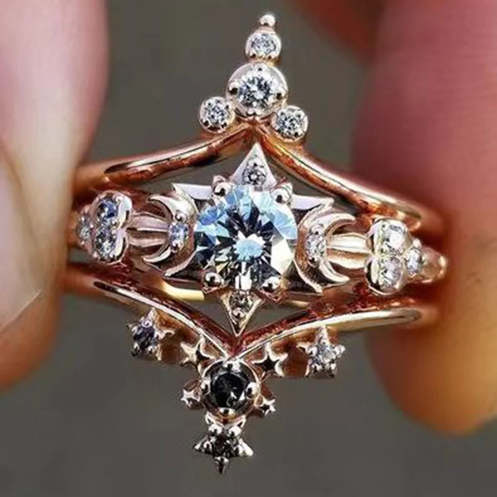 Ring set-Moon and Stars