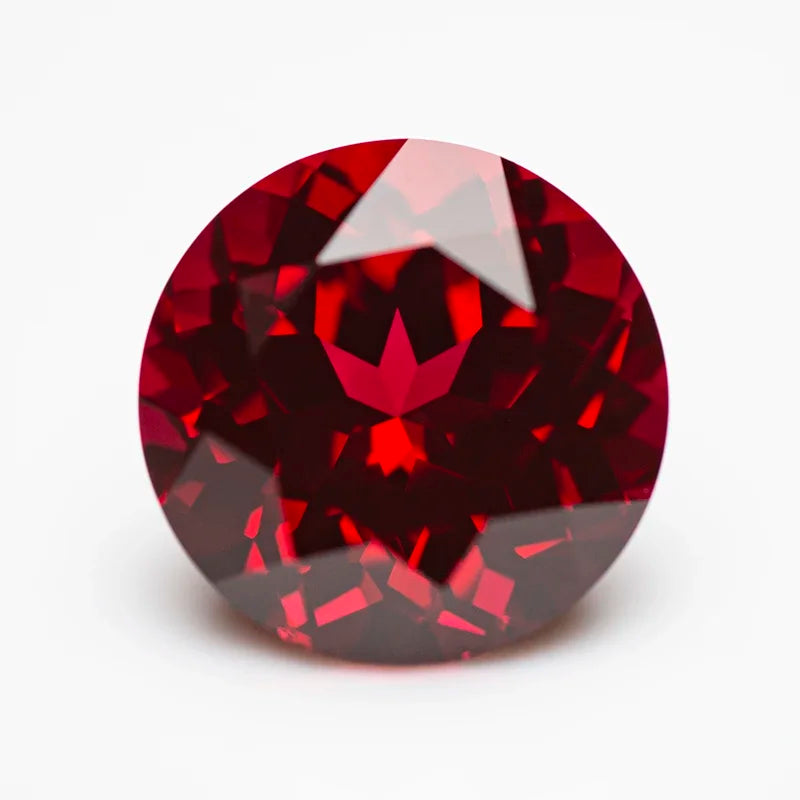 Pigeon Blood Red Ruby - Round Cut - Lab Grown