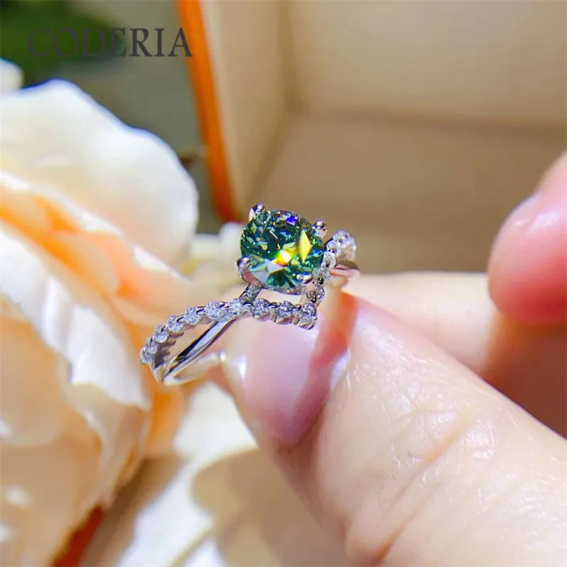 Dazzling 1-Carat Moissanite Ring