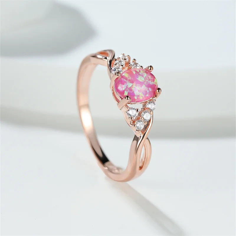 Elegant Oval Gemstone Ring