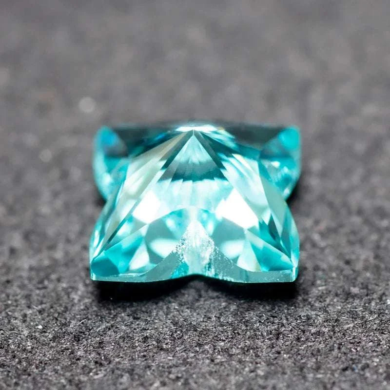 Paraiba - Plum cut - Lab Grown - Exotic