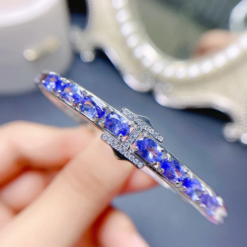 Classic Natural Tanzanite Bracelet