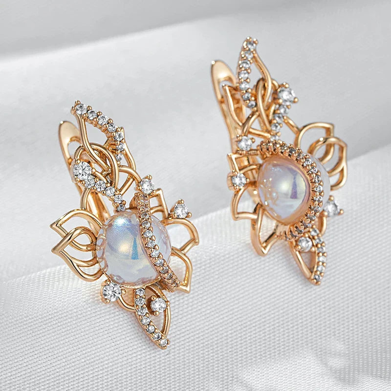 Flowery Pearl Earrings