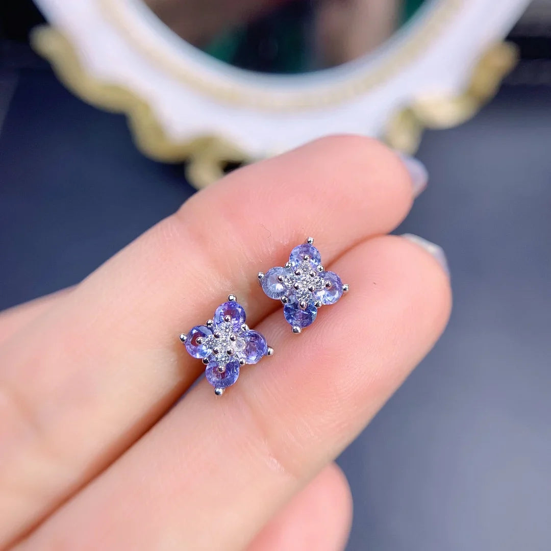 Tanzanite plum Earrings