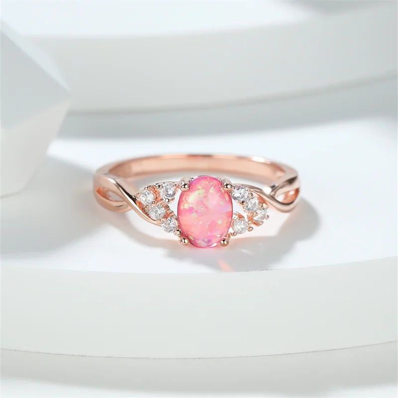 Elegant Oval Gemstone Ring