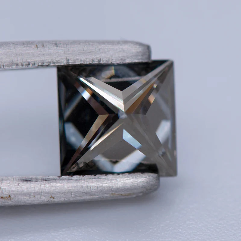 Princess-Cut Moissanite Lab Grown