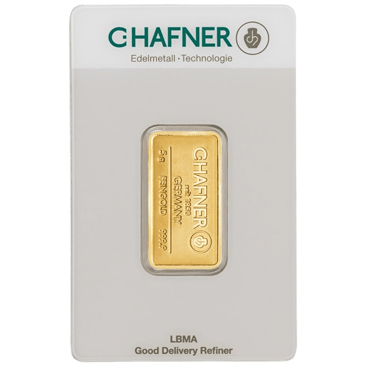 C. Hafner Gold bar - Various sizes
