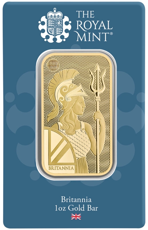 Royal Mint Britannia Gold Bar - Various sizes [NEW]