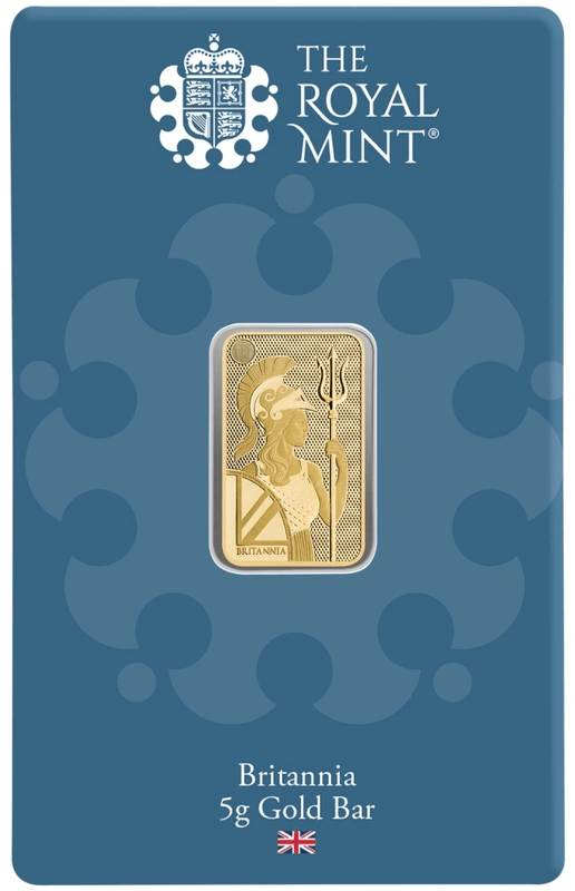 Royal Mint Britannia Gold Bar - Various sizes [NEW]